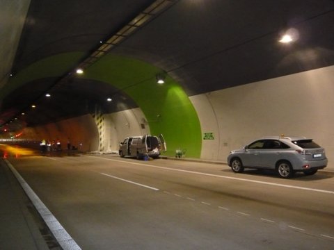 Tunel Klimkovice - hydroizolace pomocí systému PIS (injektážní hadičky) 